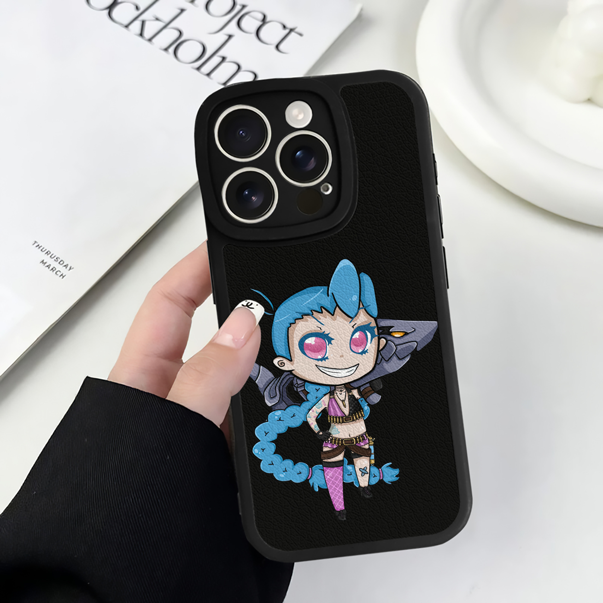 リーグ・オブ・レジェンド League of Legends LOL 【iPhone 16シリーズ対応】シリコンスマホケース（レザー調） 材質：シリコン